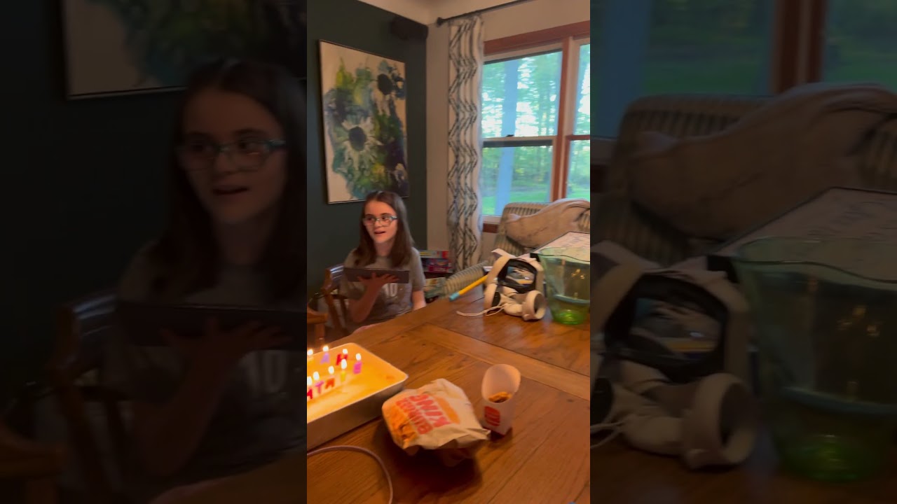 Happy birthday finally congratulations Violet. You are so silly and smart. Happy 