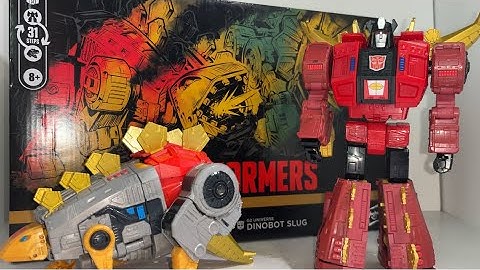 How to transform age of the primes G2 dinobot snarl Transformers studio series 86 G1 leader class 
