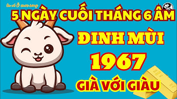Cơ Hội Đổi Đời: Đinh Mùi 1967 Đón Lộc Trời 5 Ngày Cuối Tháng 6 Âm, Vận May Bất Ngờ Bùng Nổ