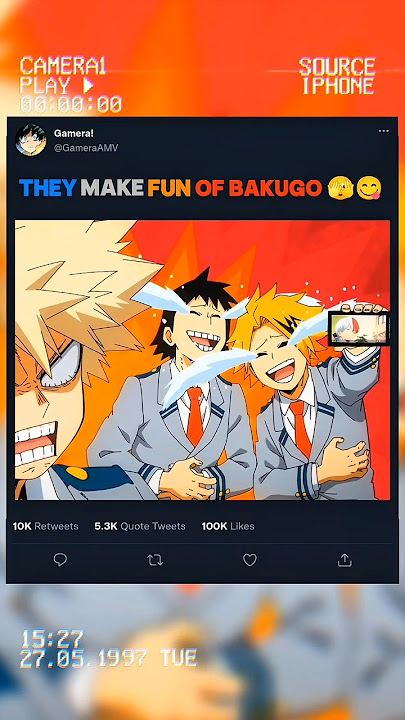 They make fun of Bakugo 🫣😋| #myheroacademia #edit #amv #mha #anime