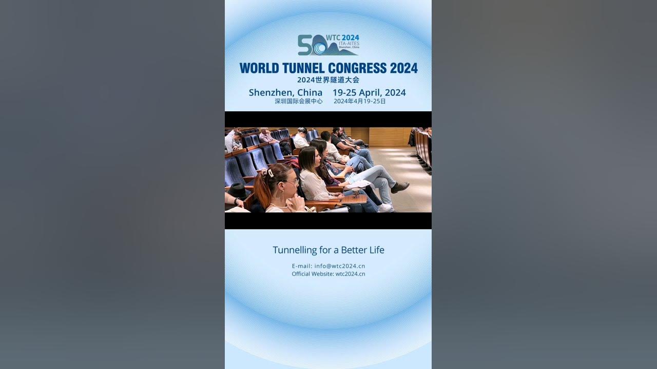 World Tunnel Congress 2024 YouTube