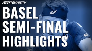 Federer Rocks Tsitsipas; De Minaur Edges Opelka | Basel 2019 Semi-Final Highlights