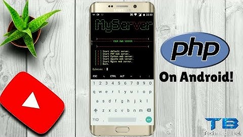 Run php on android | Myserver | php