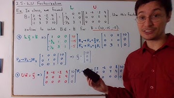 NYC - 2.5 - Solving a System with a LU Factorization