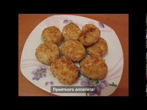 Куриные котлеты с сыром в мультиварке