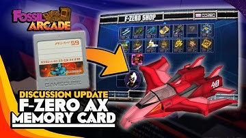 F-Zero AX Update! Memory Card Sharing - Fossil Arcade