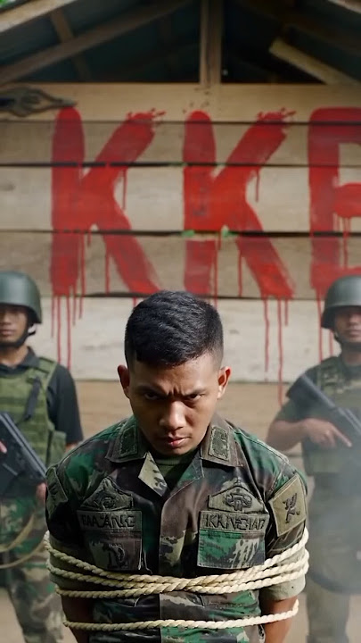 di kira teman sesama TNi,ternyata anggota KKB yang menyamar‼️😱#viral #army #shorts