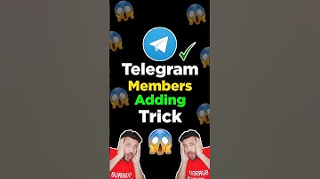 Telegram members adding trick 😱 #shorts #telegram #viralvideo #trendingshorts #ytshorts