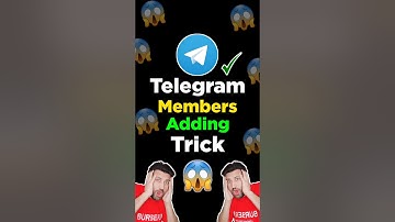 Telegram members adding trick 😱 #shorts #telegram #viralvideo #trendingshorts #ytshorts
