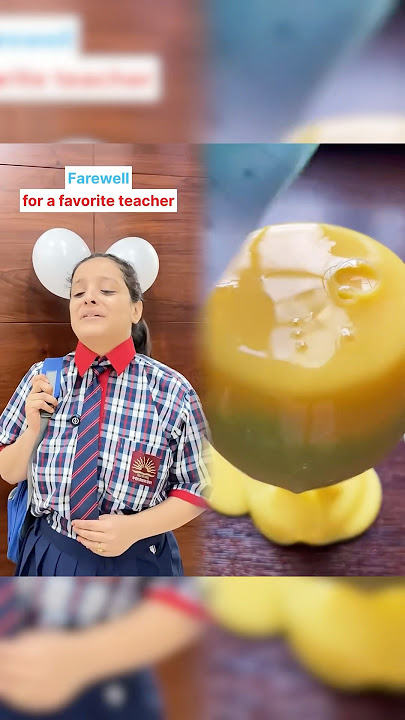 farewell for a favorite teacher 🥲 #farewell #school #teacher #students #bacche #party #love #shorts