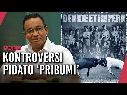 Kontroversi Pidato Pribumi Sang Gubernur Baru Jakarta