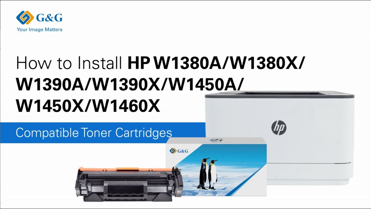 How to Install HP W1380A/W1380X/W1390A/W1390X/W1450A/W1450X/W1460X ...