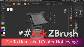 #AskZBrush: “How can I create a hotkey for Go To Unmasked Center when using the Gizmo3D?”