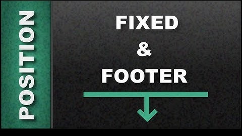 Web Design Tutorials for Xara Web Designer 8 Premium - fixed position on page and footer Lesson 74