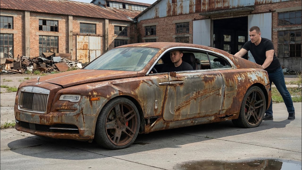 Asmr Car Restoration! Full Restoration of the Rolls-Royce La Rose Noire Droptail Reborn