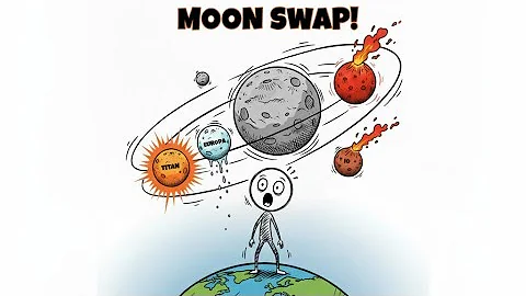 What If We Swapped Our Moon With Other Moons?