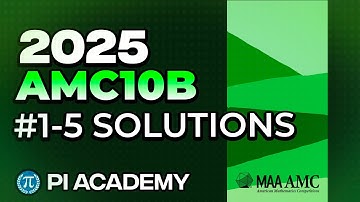 [NEW] 2025 AMC10B Problems 1 thru 5 (Rapid Fire ⚡️🔥)