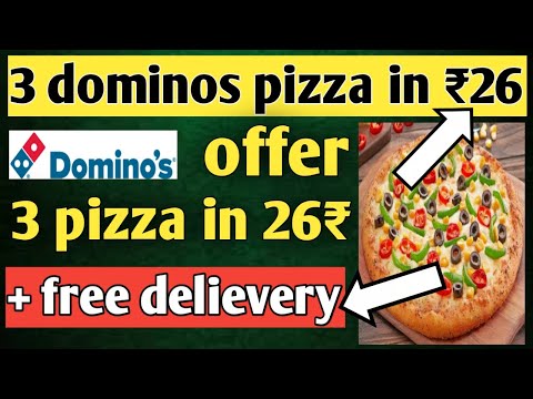 3 dominos pizza in ₹26🔥🔥| Domino's free pizza | swiggy loot offer by india waale | dominos coupons