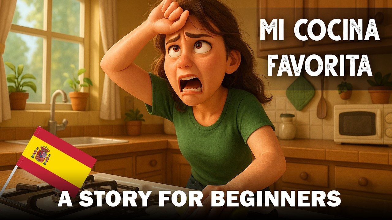 Давайте поймем испанский с коротким рассказом (A1 -A2) - моя любимая кухня