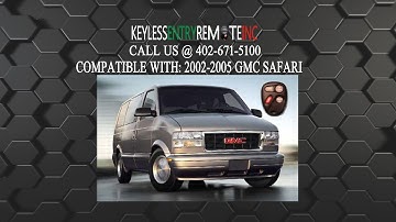 How To Replace GMC Safari  Key Fob Battery 2002 2003 2004 2005