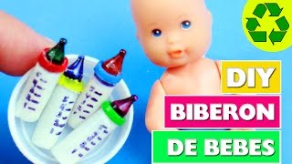 👶🍼DIY | Miniatura  Biberón mamadera mamila pepe chupón pacha tetero tetera en Miniatura para muñecas