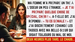 Download Lagu Ma femme m’a tendu un thé suspect… je l’ai échangé discrètement avec sa sœur. MP3 Download Lagu Ma femme m’a tendu un thé suspect… je l’ai échangé discrètement avec sa sœur. MP3