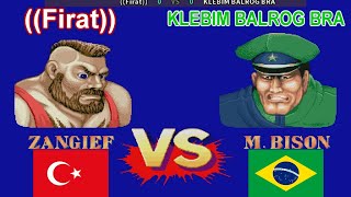 Street Fighter II': Champion Edition - ((Firat)) vs KLEBIM BALROG BRA