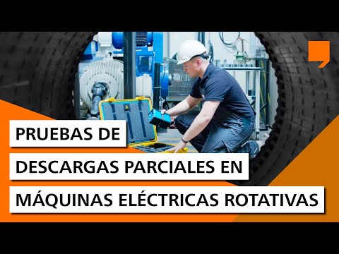 Pruebas de descargas parciales en máquinas eléctricas rotativas