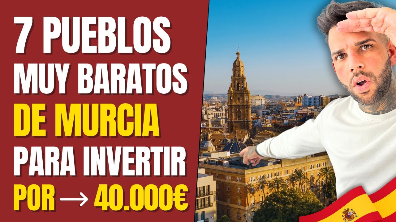 🏡 TOP 7 pueblos baratos cerca de MURCIA para comprar UNA CASA en 2026