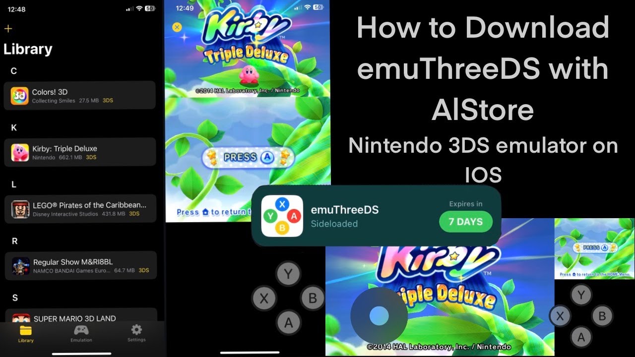 How to Download EmuThreeDS on iPad/iPhone with AltStore Nintendo 3DS Emulator YouTube