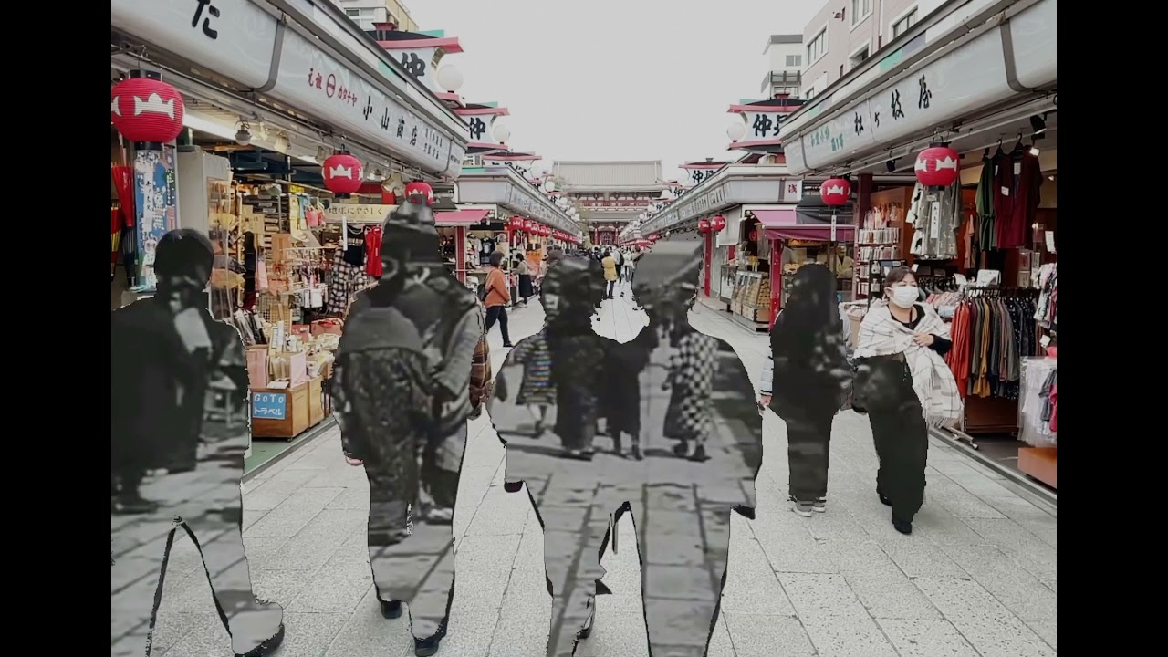 Human segmentation at Asakusa Temple