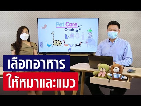 การให้อาหารสุนัขและแมว | รายการ pet care onair