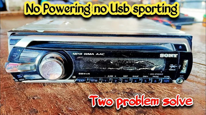 Sony Car Stereo Dead? Power On But No Sound?