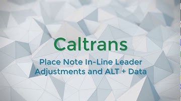 Place Note In Line Leader Adjustments