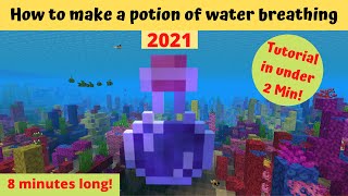 How to make a potion of water breathing