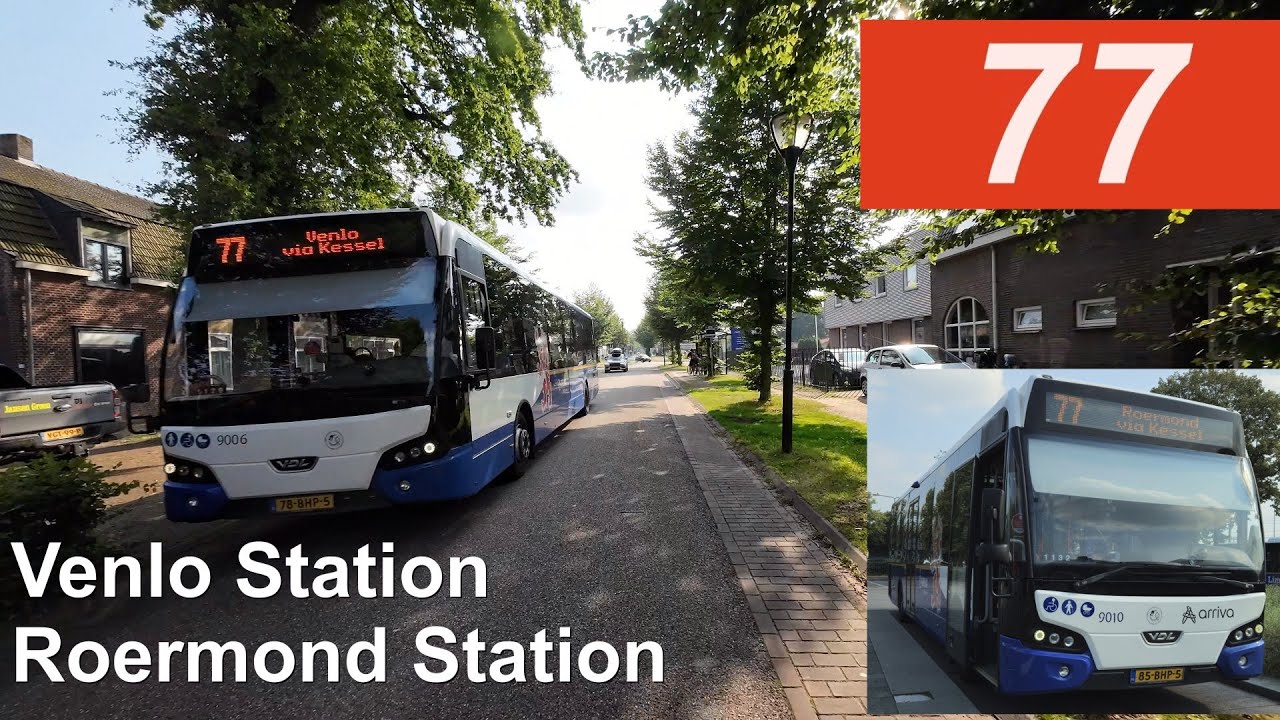 Arriva lijn 77: Venlo Station - Roermond Station | Arriva Limburg | Arriva 9010 | 2024