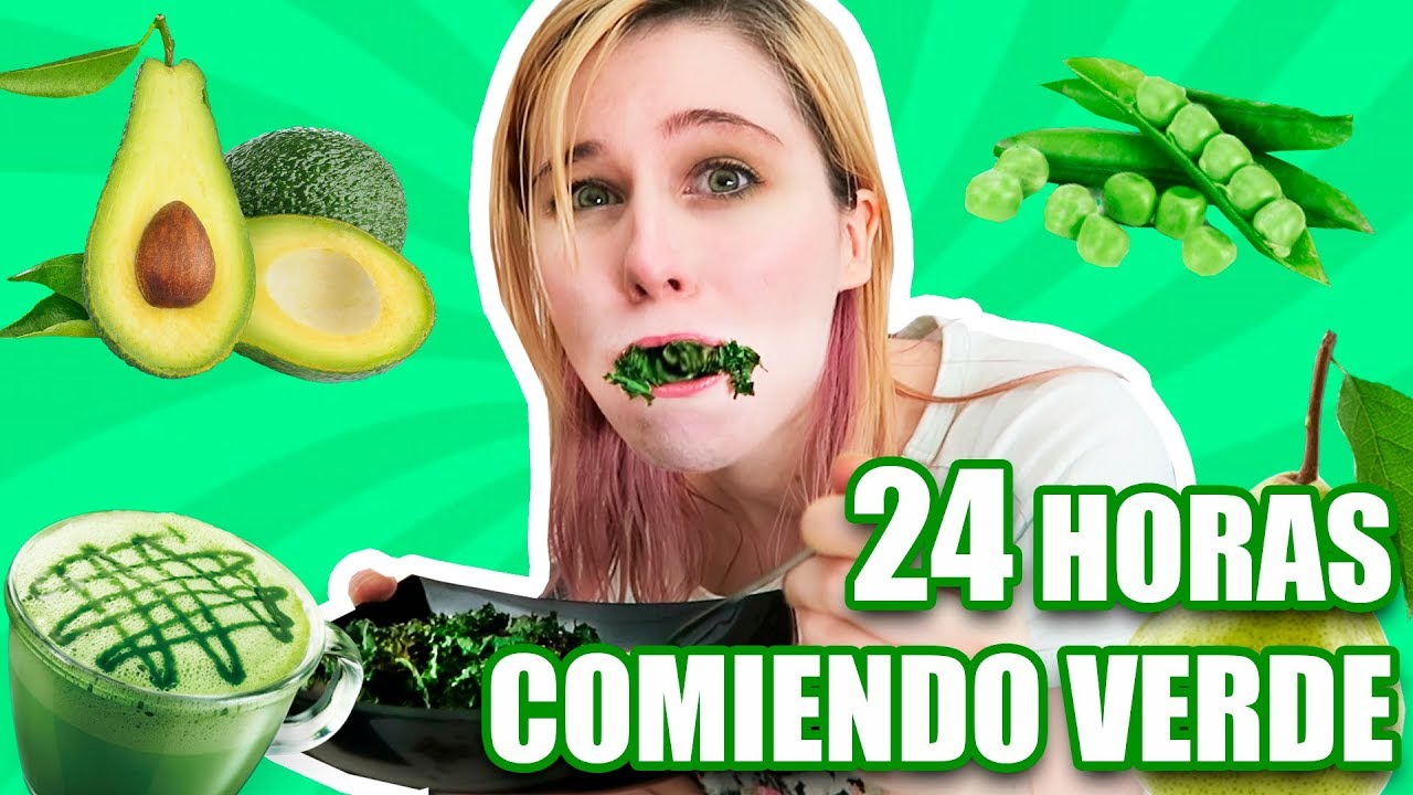 24 HORAS COMIENDO VERDE 🥑🥦