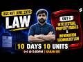 UGC NET Law Unit 9 | Intellectual Property Rights & Information Technology Law UGC NET By Karan Sir