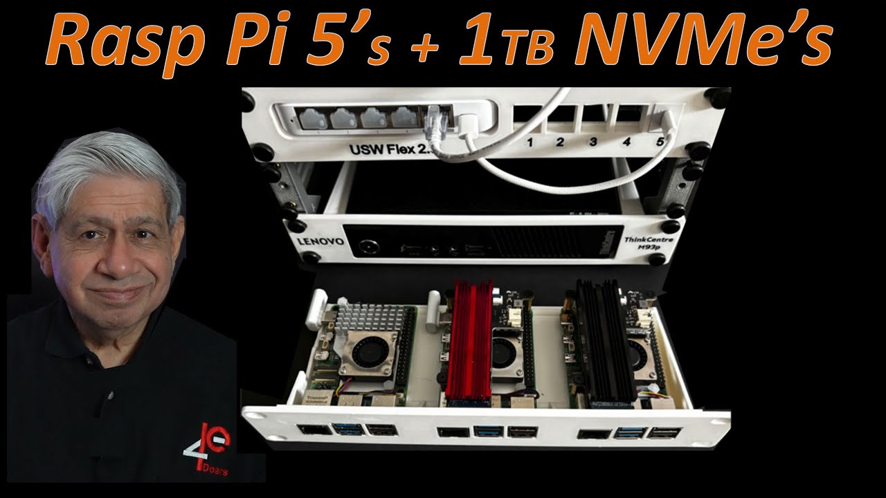 Raspberry Pi в стоечном исполнении с NVMe-накопителем объемом 1 ТБ