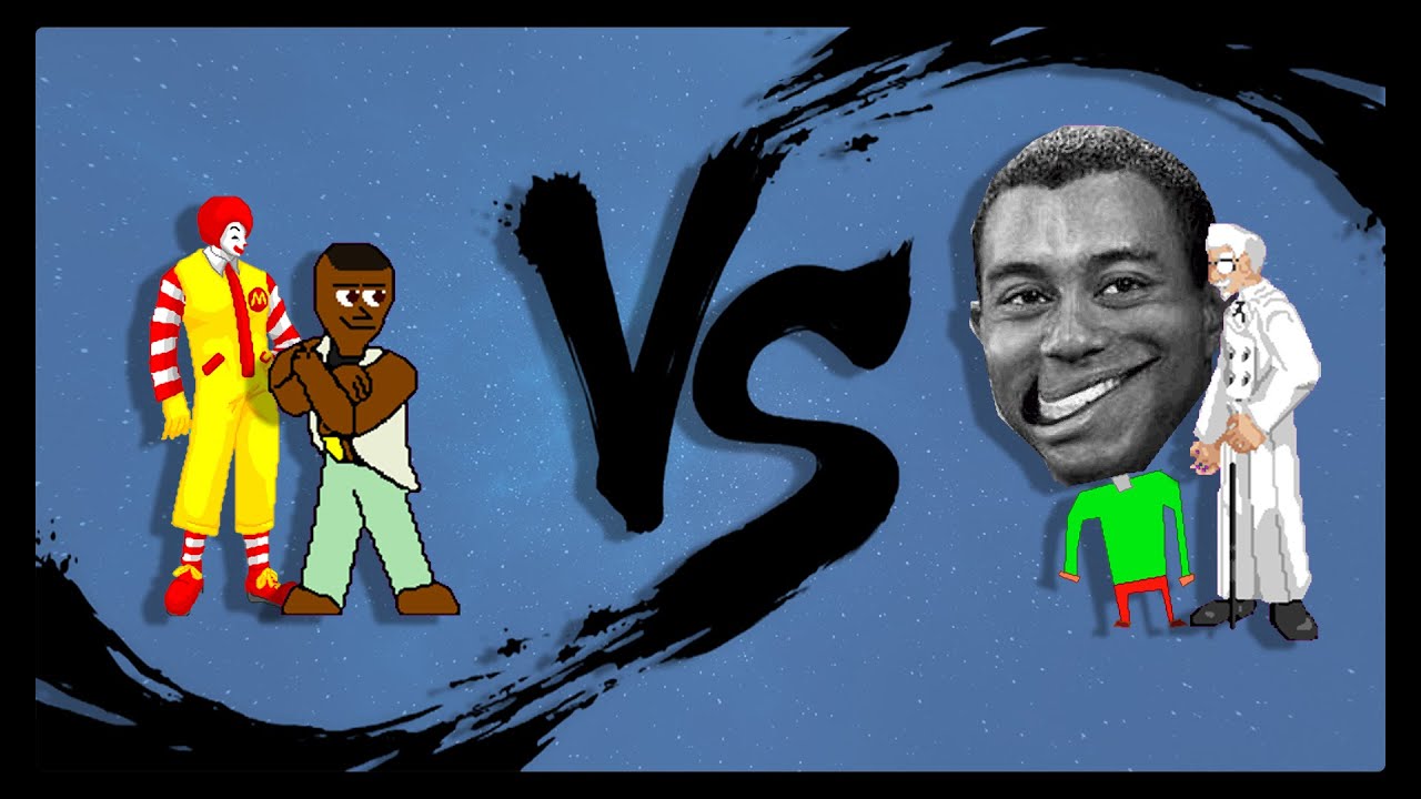 『MUGEN』~ Dee Bee Kaw & Donald vs. Omega Tiger Woods & Colonel Sanders