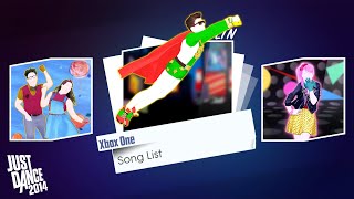 Song List (Xbox One - PAL) | Just Dance 2014