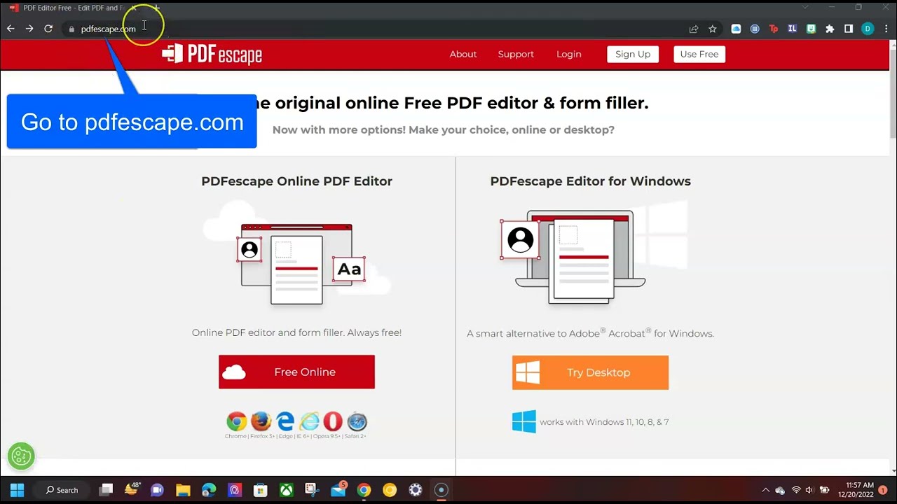 PDF Editor Free - Edit PDF and Form Filler Online - PDFescape