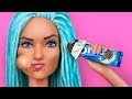 7 COMIDAS FÁCEIS DE FAZER PARA BARBIE QUE VOCÊ PODE REALMENTE COMER / TRUQUES MALUCOS PARA BARBIE