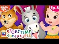 गधा और भेड़िया (Gadha aur Bhediya - Donkey and Wolf) - Storytime Adventures Ep. 8 - ChuChu TV Hindi