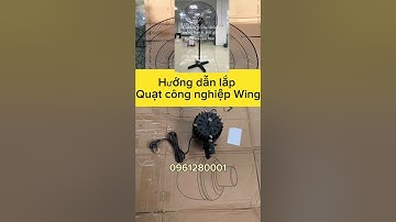 Hướng dẫn lắp Quạt cây công nghiệp Wing