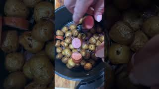 Air Fryer Sausage And Potatoes #airfryer #easyrecipe