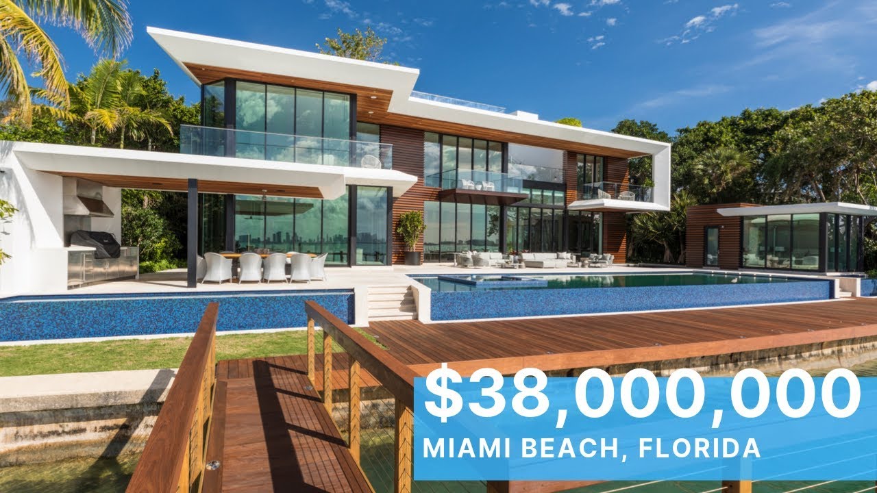 Step Inside a $38 Million Dollar Miami Beach Modern MASTERPIECE