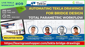 Automating Tekla Drawings for Bridge Design: Total Parametric Workflow