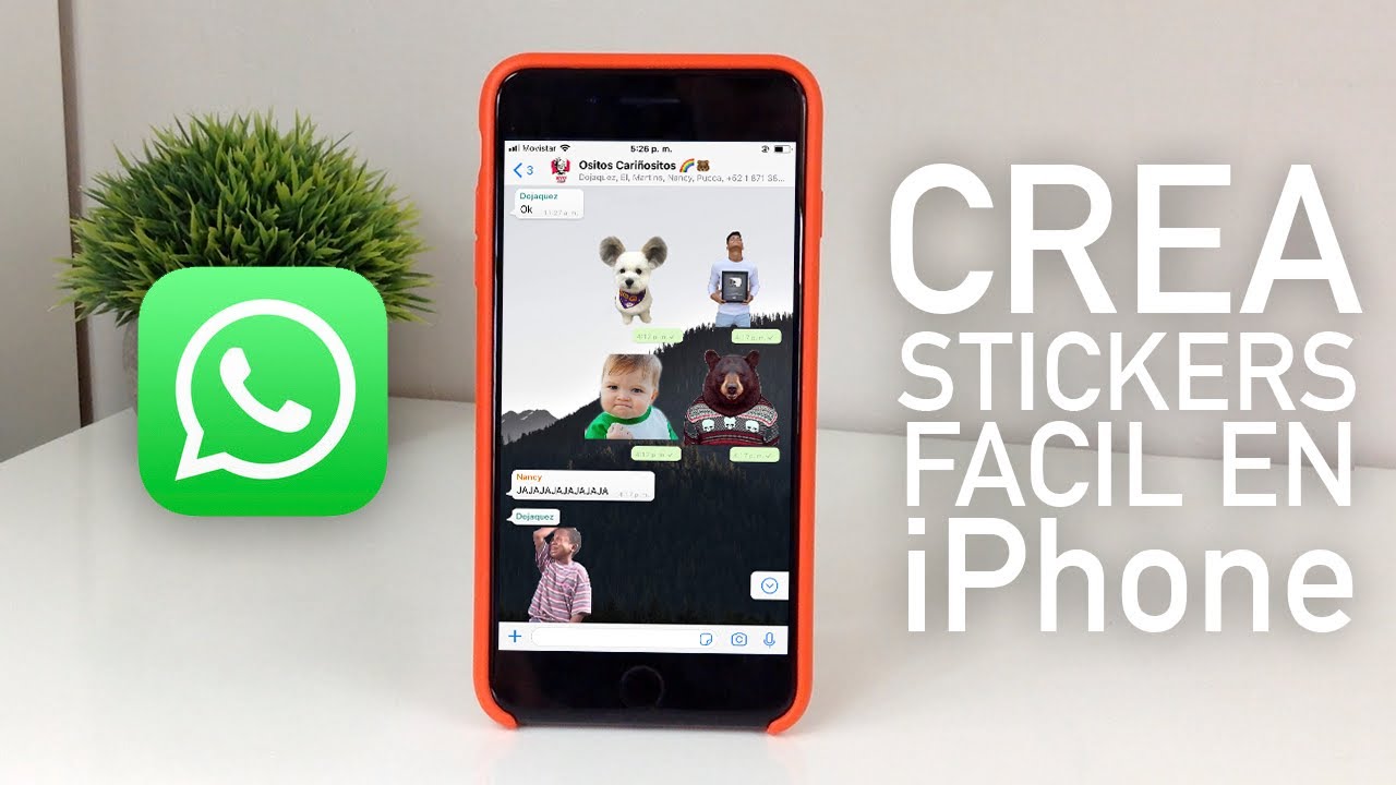 Como Hacer Stickers Para Whatsapp En Iphone Youtube