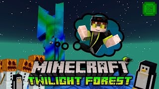 Замок Снежной Королевы в Сумеречном лесу в Майнкрафт: прохождения Twilight Forest: vinchi